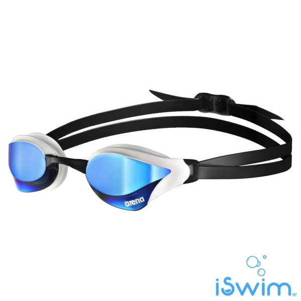 Αγωνιστικά γυαλάκια κολύμβησης, Arena Cobra Core Mirror White Revo Blue