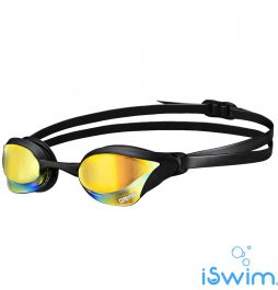 Αγωνιστικά γυαλάκια κολύμβησης, Arena Cobra Core Mirror Yellow Revo Black