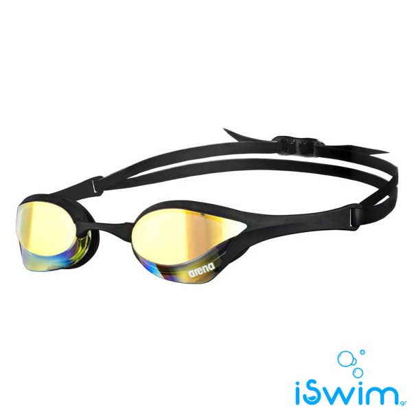 Αγωνιστικά γυαλάκια κολύμβησης, Arena Cobra Ultra Mirror Black Black Yellow