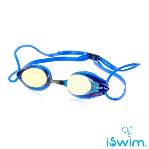 Παιδικά κολυμβητικά γυαλάκια, Arena Tracks Jr Mirror Blue Yellow Revo Blue