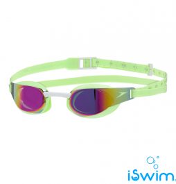 Αγωνιστικά γυαλάκια κολύμβησης, SPEEDO FASTSKIN ELITE MIRROR GREEN.WHITE 09289C763