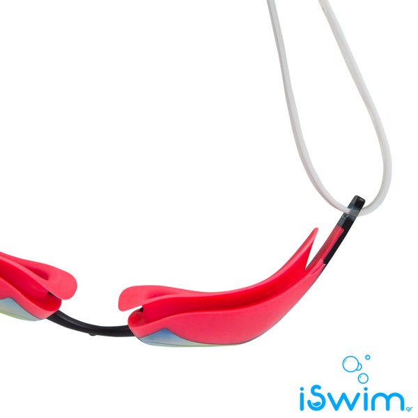 Αγωνιστικά γυαλάκια κολύμβησης, SPEEDO FASTSKIN ELITE MIRROR WHITE.RED 08210C908